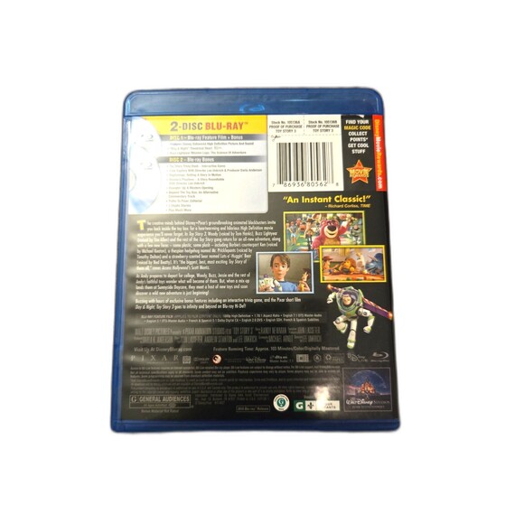 Toy Story 3 Blu-ray 2-Disc Set (2010) – Disney Pixar Movie + Bonus Features - Picture 2 of 5